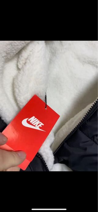 Abrigo Nike Negro reversible