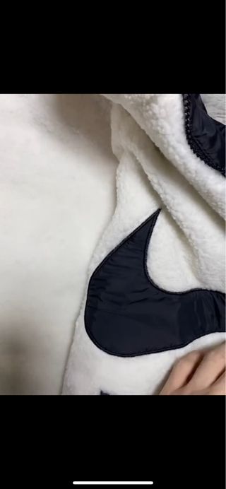 Abrigo Nike Negro reversible