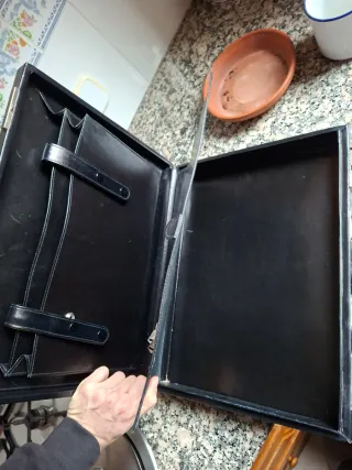 Maletín ejecutivo piel negro