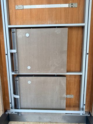 Mesa extensible de comedor y 6 sillas