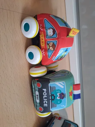 4 Coches Blanditos Bebé Fricción