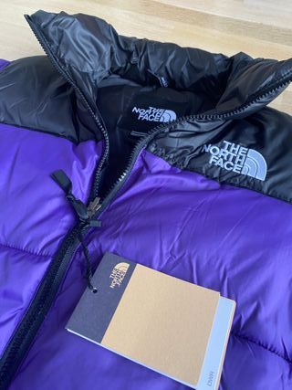 Black and purple unisex jacket