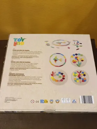 Puzzle Arcoíris Montessori Madera