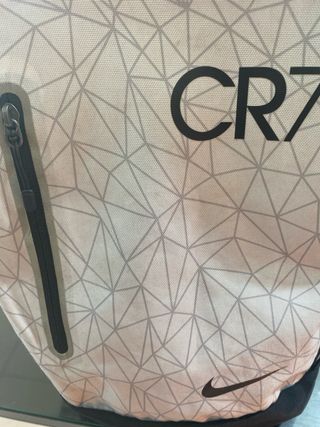 Mochila Nike CR7 Gris y Blanca
