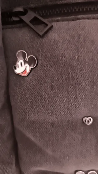 Mochila Desigual Mickey Mouse Denim Gris