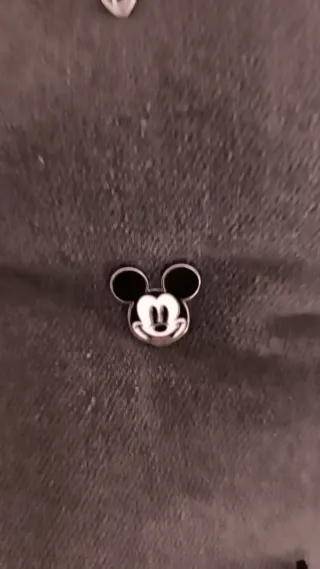 Mochila Desigual Mickey Mouse Denim Gris