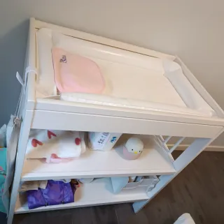 Cambiador Gulliver IKEA Blanco+colchón inflable