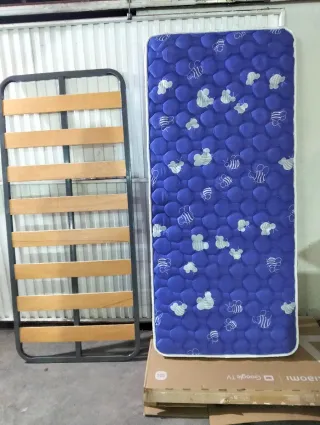 Colchón y somier individual