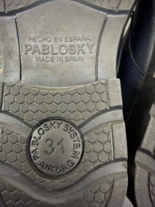 Zapatos Pablosky T-31 Azul Marino