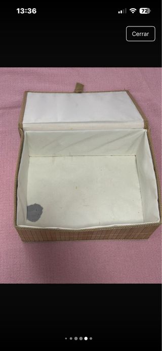 Caja de bambú para almacenaje