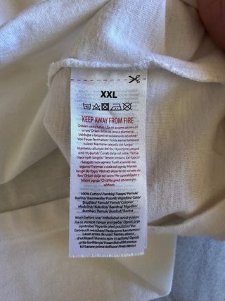 T-shirt Jaws Uomo Bianca