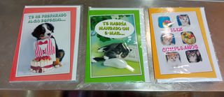 3 Cartoline di Compleanno