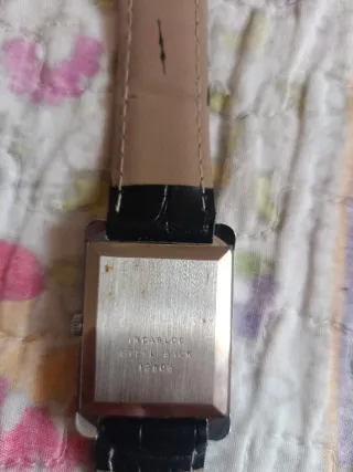 Reloj Duward Rectangular Azul y Plateado