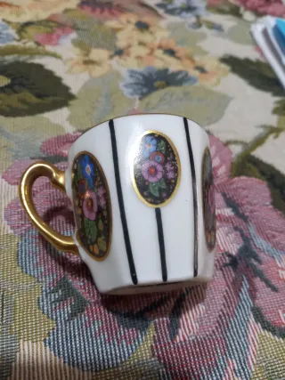 Sei tazze da caffè Mabendorf con piattini