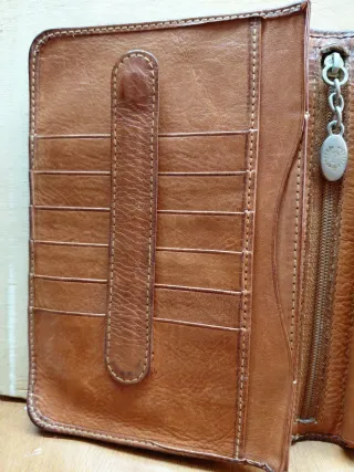 Portafoglio Pollini Vintage Pelle Marrone