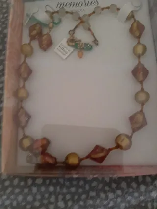 Collana Memorie Venezia oro e viola