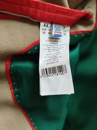 Americana El Ganso beige con coderas marrones