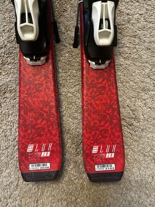 Esquís Salomon Lux JR 120 cm Rosa Fucsia