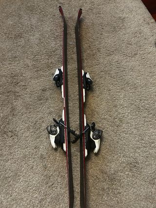 Esquís Salomon Lux JR 120 cm Rosa Fucsia