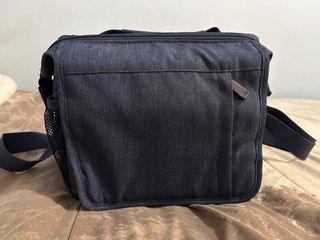 Mochila para cámara azul