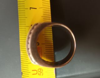 Anillo Plata,  marcasitas y Nácar