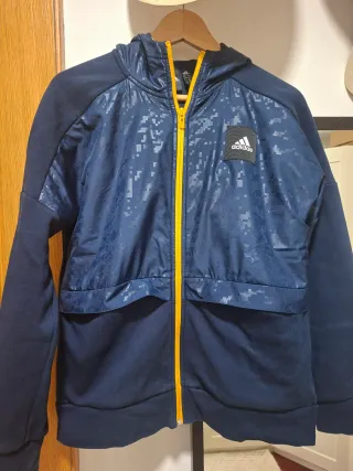 Chaqueta Adidas con cremallera y capucha Junior
