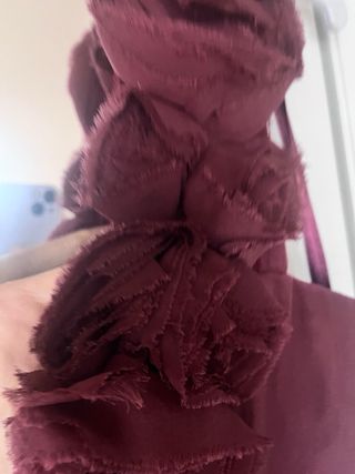 Vestido largo seda talla 42