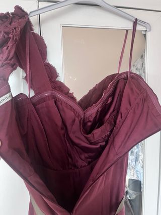 Vestido largo seda talla 42