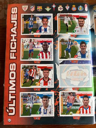 Álbum Panini Liga Este 2015/16 Completo (faltan 2)