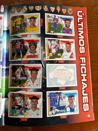 Álbum Panini Liga Este 2015/16 Completo (faltan 2)