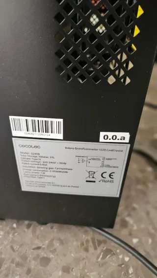 Vinoteca. Nevera vinos