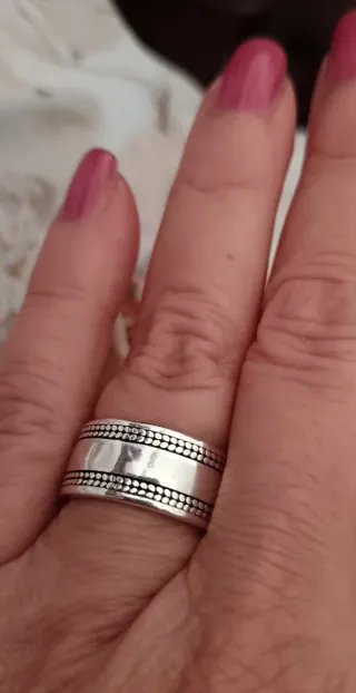 Anillo Plata de Ley Ajustable