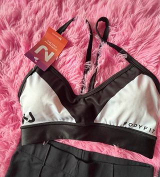 Top sujetador deportivo BODYFIT Gym Yoga talla S