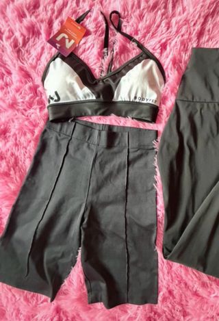 Top sujetador deportivo BODYFIT Gym Yoga talla S