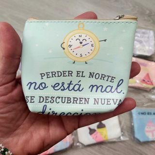 Lote de 64 monederos variados con frases divertida