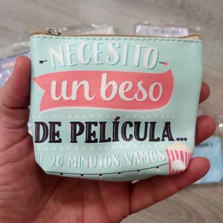 Lote de 64 monederos variados con frases divertida