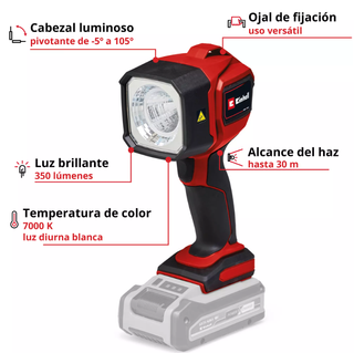 FOCO LED A BATERIA EINHELL TC-CL 18/350
