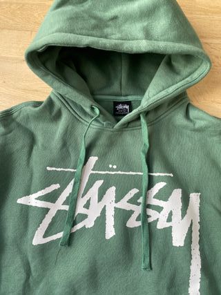 Green unisex vintage hoodie