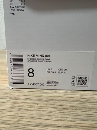 41 Nike Mind 001 Slide Light Smoke Grey