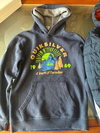 Conjunto Quiksilver: Sudadera y Cazadora Niño
