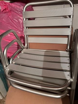Sillas de aluminio apilables