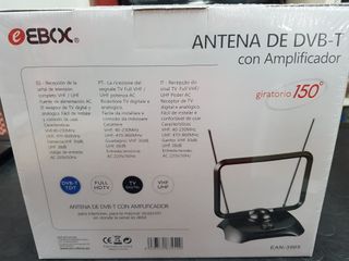 Antena EBOX DVB-T Amplificada Interior