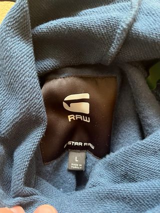 G-STAR hoodie with neck warmer