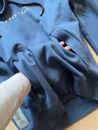 G-STAR hoodie with neck warmer