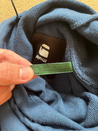 G-STAR hoodie with neck warmer