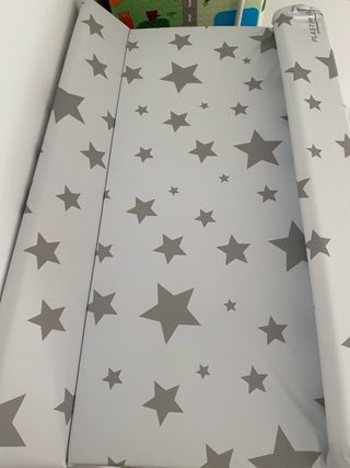 Cambiador y funda estrellas