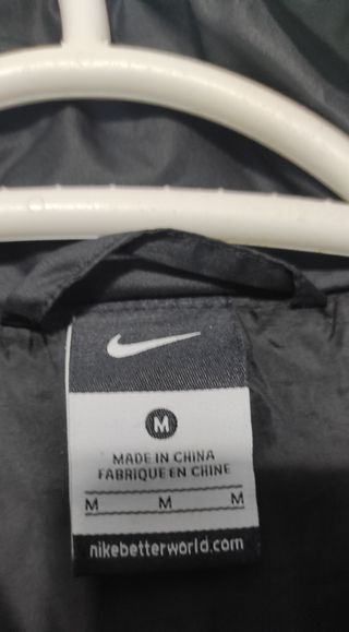 Chaqueta acolchada fina Nike negra de hombre