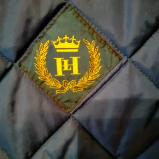 Giacca trapuntata vintage Henry Lloyd blu