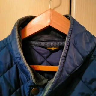 Giacca trapuntata vintage Henry Lloyd blu