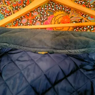 Giacca trapuntata vintage Henry Lloyd blu